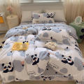 Panda Circle Bed Sheet Cover Fase de almohada